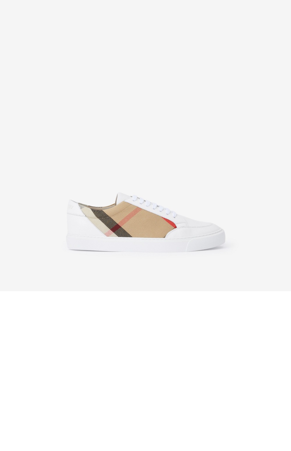 하우스 체크 레더 스니커즈 80567121 > Sneakers - 스니커즈