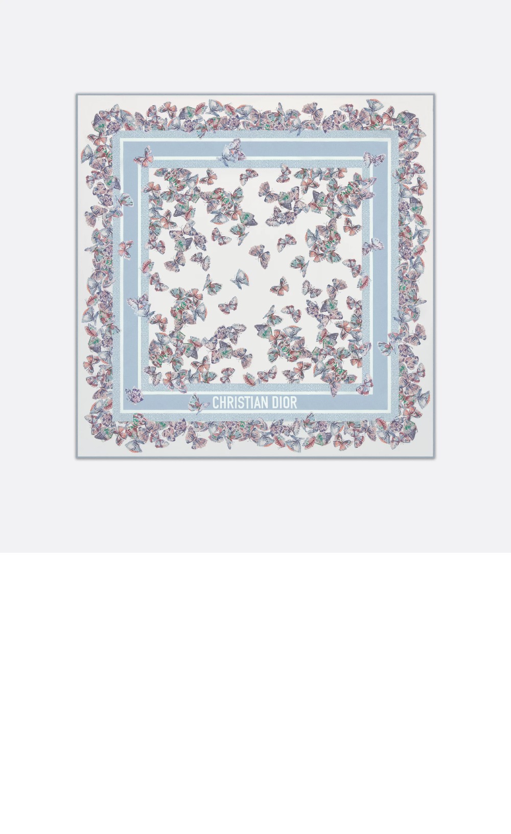 Camo Papillon 90 스퀘어 스카프 52PAC > 디올