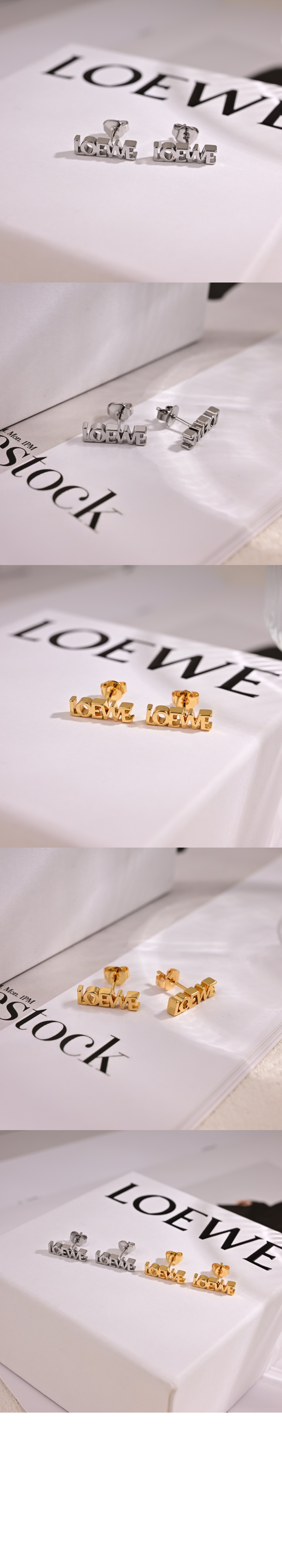 그래픽 싱글 이어링 > 로에베