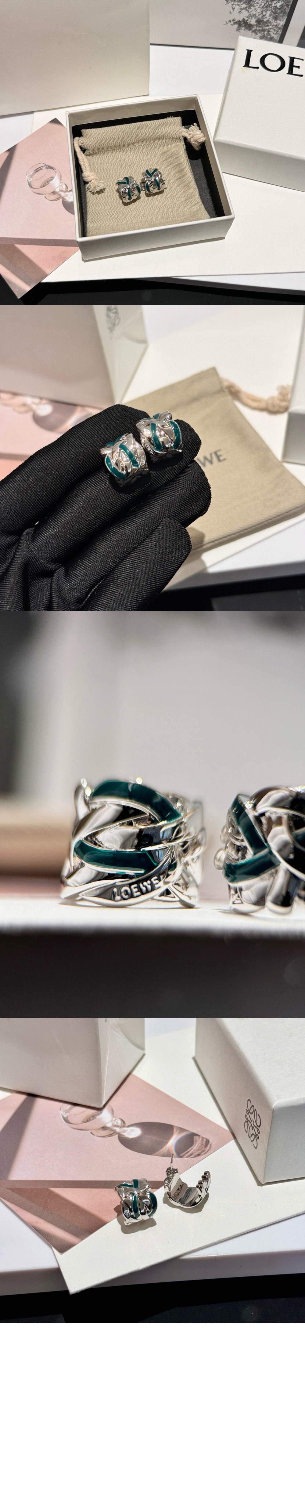 네스트 스몰 후프 이어링 > 로에베