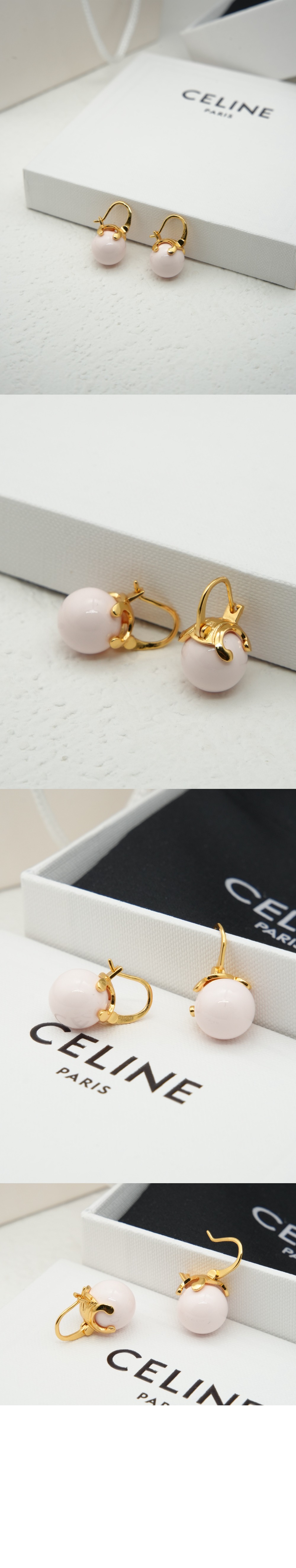 레진과 골드 장식 신주 귀걸이 461VD6 > Etc - 기타제품