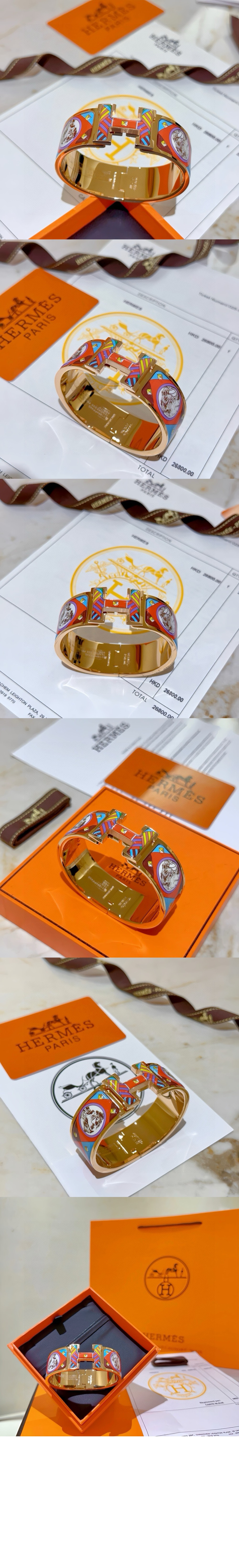 Clic Clac H Colliers et Chiens 팔찌 > 에르메스