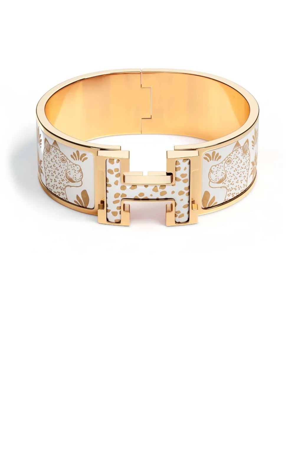 Clic Clac H Les Leopards 팔찌 > 에르메스