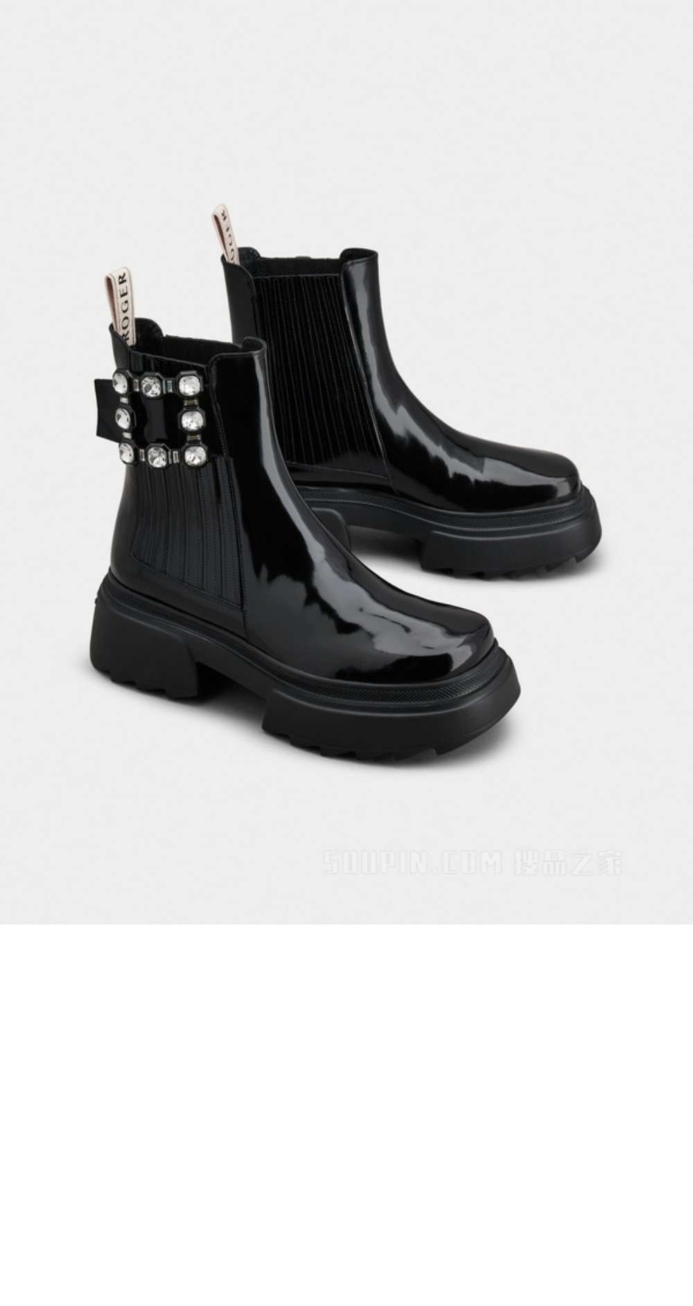 워키비브 페이턴트 레더 첼시 부츠 7103 > Walkyviv - 워키비브