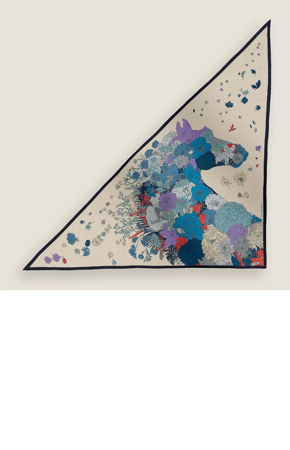 Gentle Floral Cloak 자이언트 트라이앵글 > 에르메스