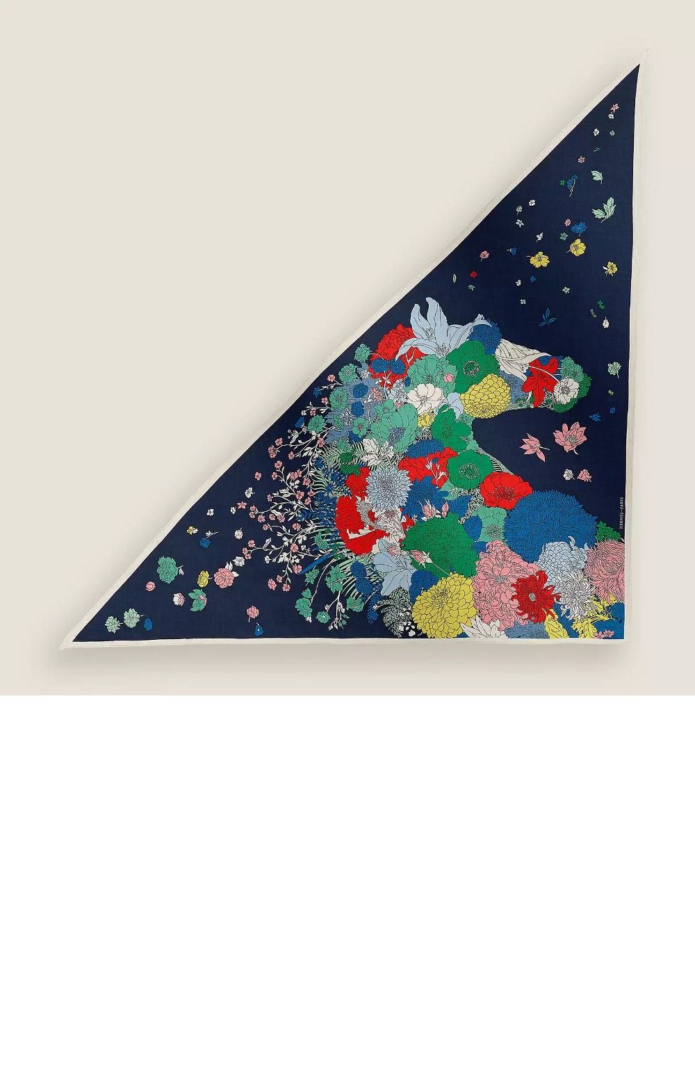 Gentle Floral Cloak 자이언트 트라이앵글 > 에르메스