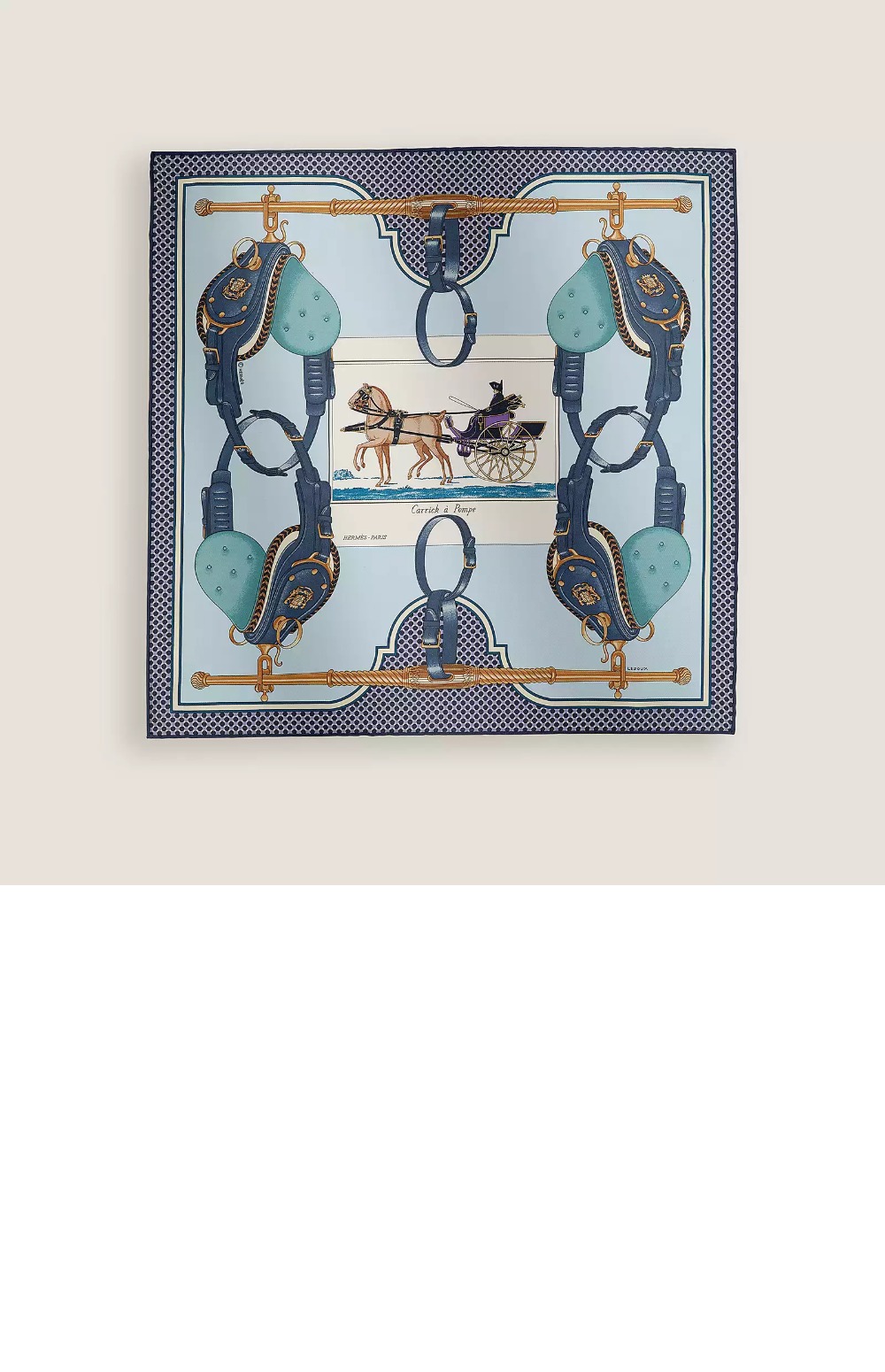 Carrick a Pompe스카프 90 > 에르메스