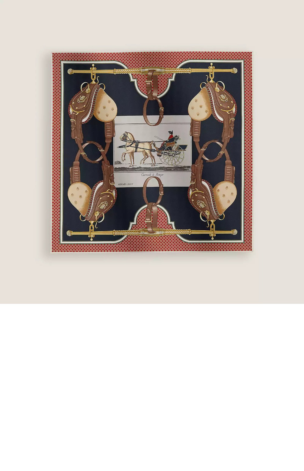 Carrick a Pompe 스카프 90 > 에르메스