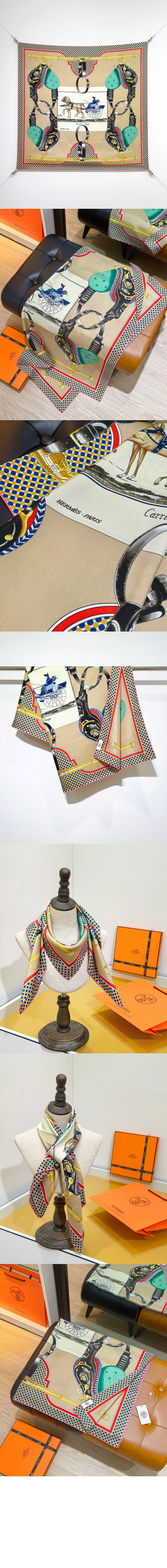 Carrick a Pompe 스카프 90 > 에르메스