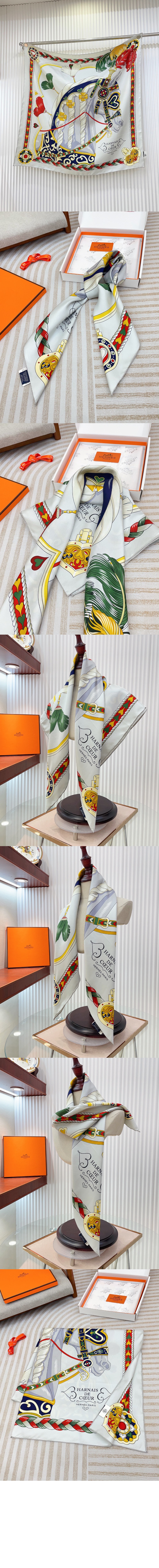 Harnais de Coeur 스카프 90 > 에르메스