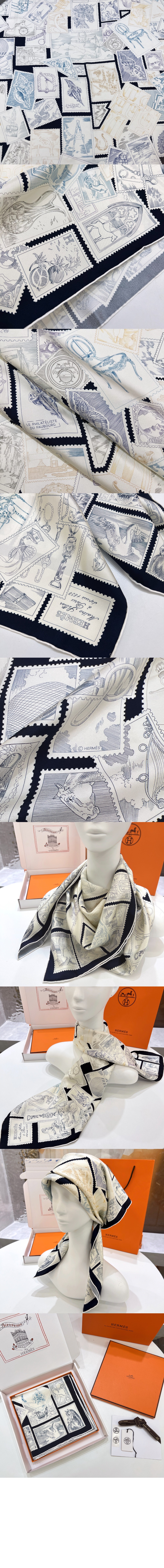 Le Philateliste du Faubourg 스카프 90 > 에르메스