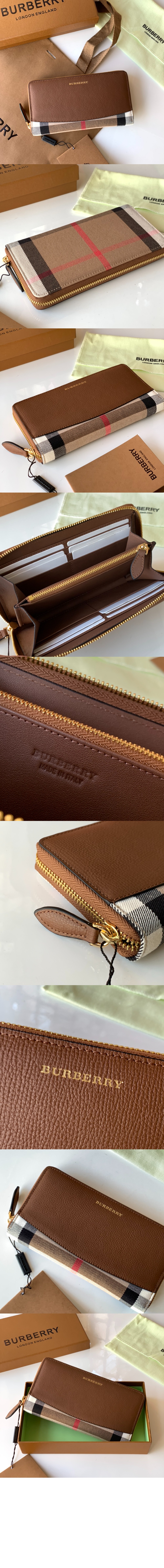 엘모어 하우스체크 장지갑 39753341 > Zipper Long Wallet - 지퍼 장지갑