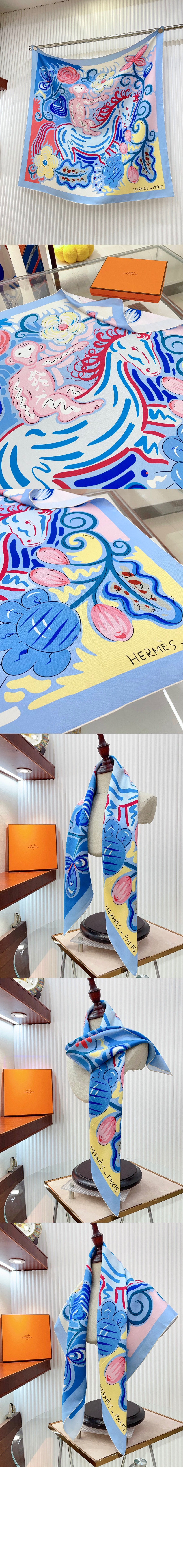 Le Cheval de Kazumi 스카프 90 > 에르메스