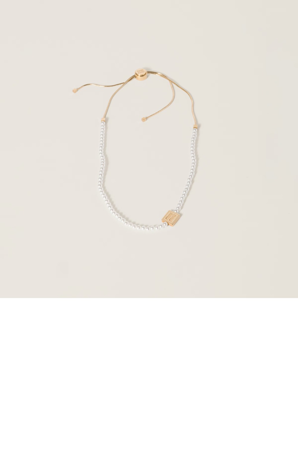 진주 및 메탈 초커 5IC066 > 미우미우