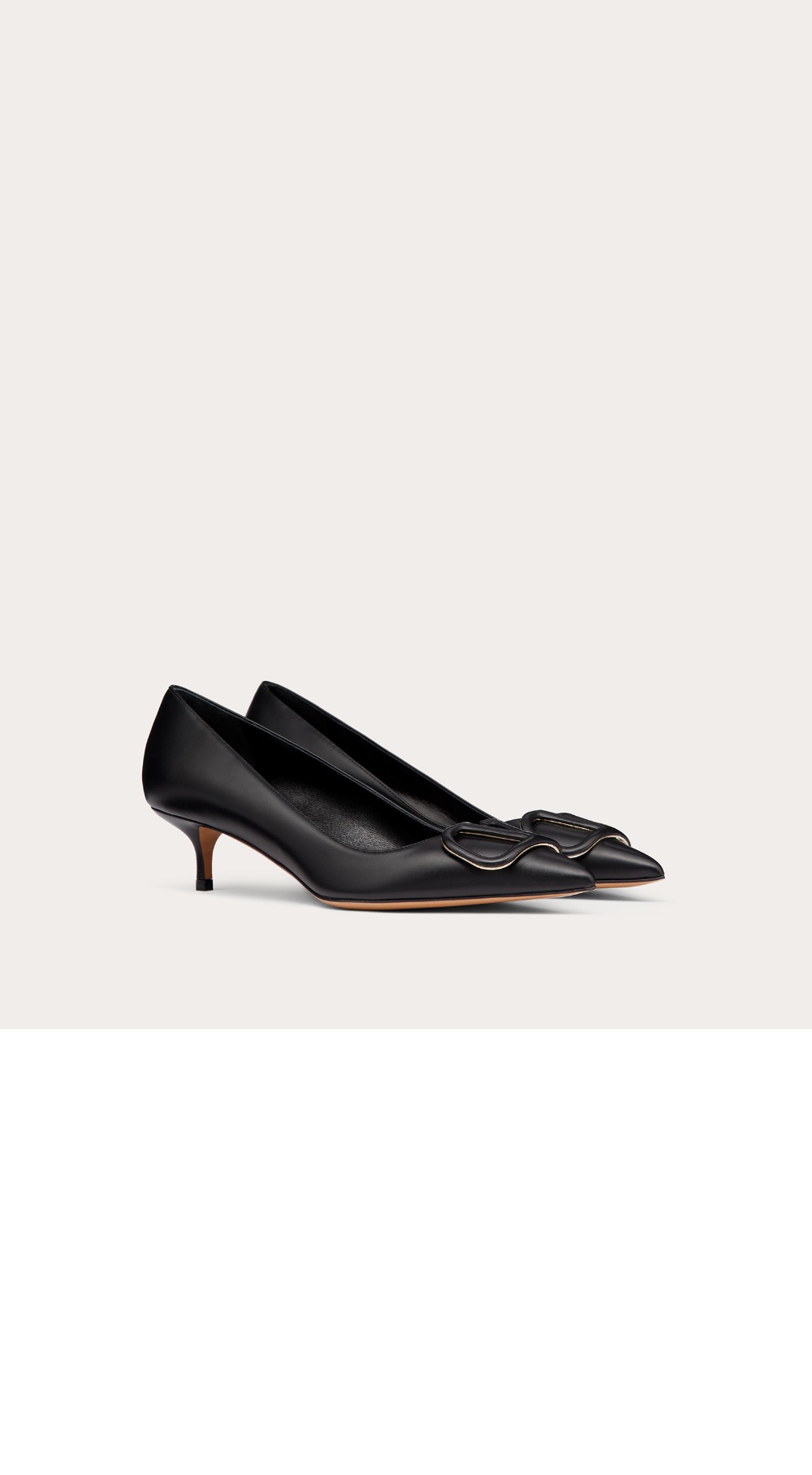 브이로고 시그니처 송아지 가죽 하이힐 WW2S0Q > Vlogo - 브이로고