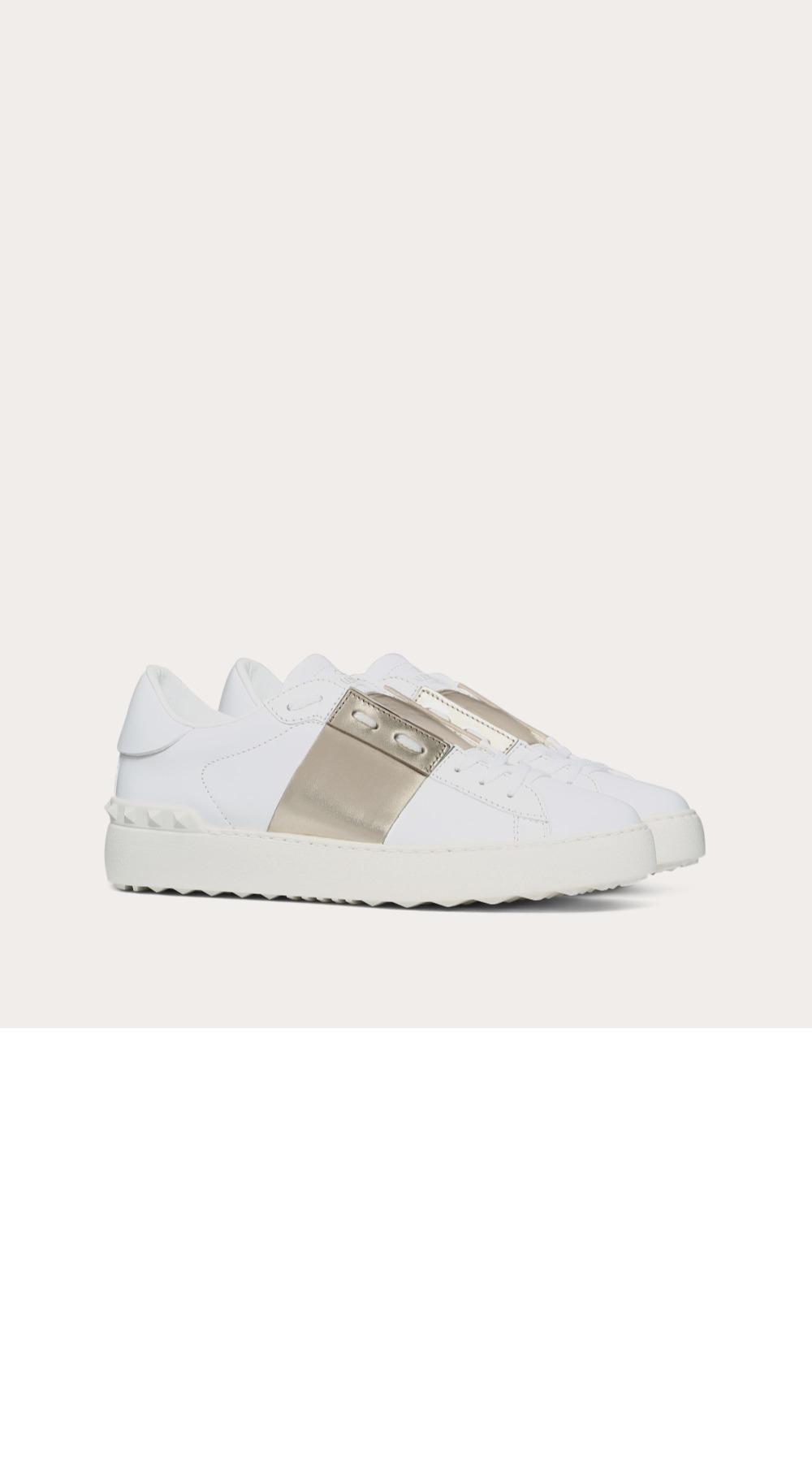 메탈릭 밴드 디테일 오픈 스니커즈 ZW2S07 > Open - 오픈