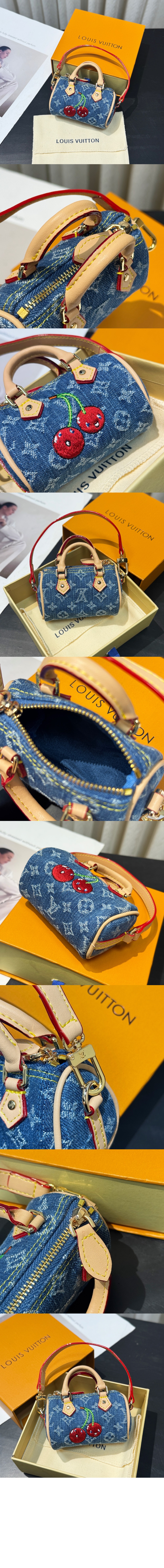 LV x TM 마이크로 스피디 데님 세리즈 백 참 M02535 > Etc - 기타제품