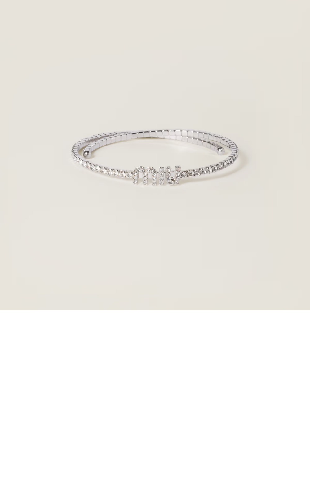 크리스털 네크리스 5JC871 > 미우미우