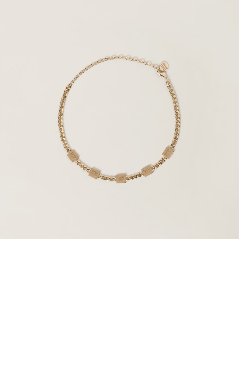 메탈 목걸이 5IC116 > 미우미우