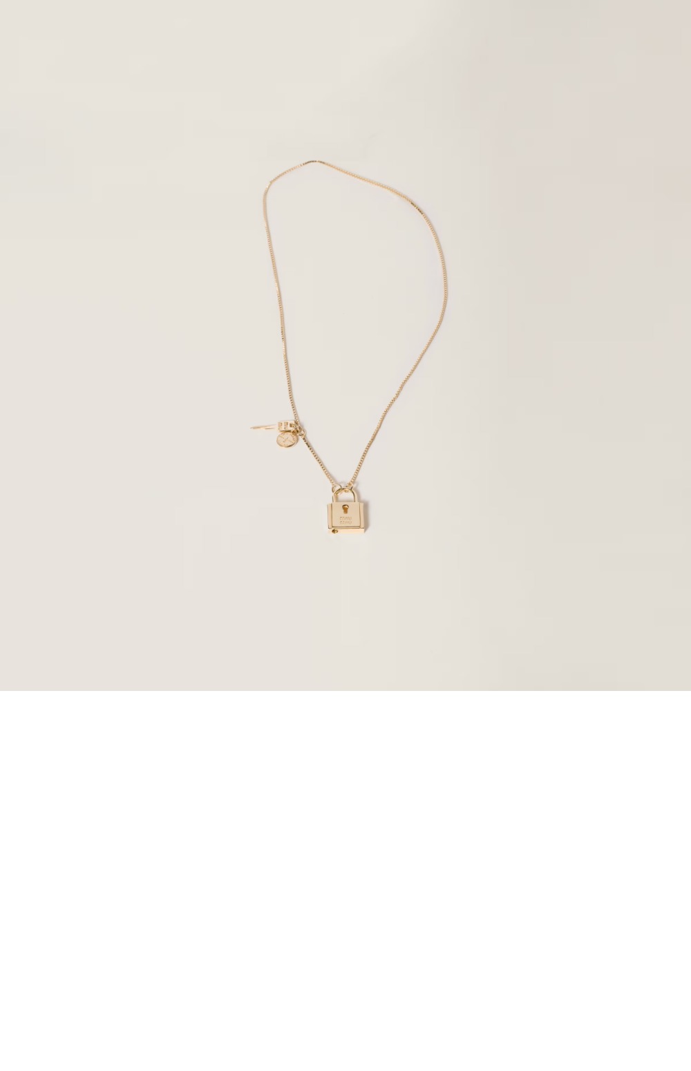 메탈 목걸이 5IC17 > 미우미우