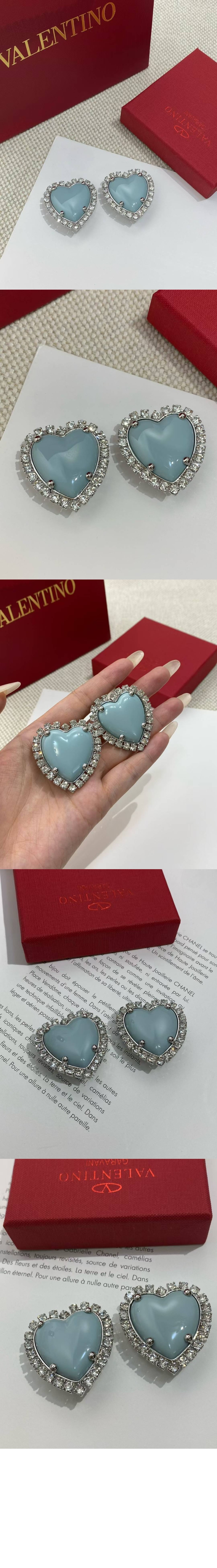 스와로브스키 크리스털 하이퍼볼 이어링 > 발렌티노