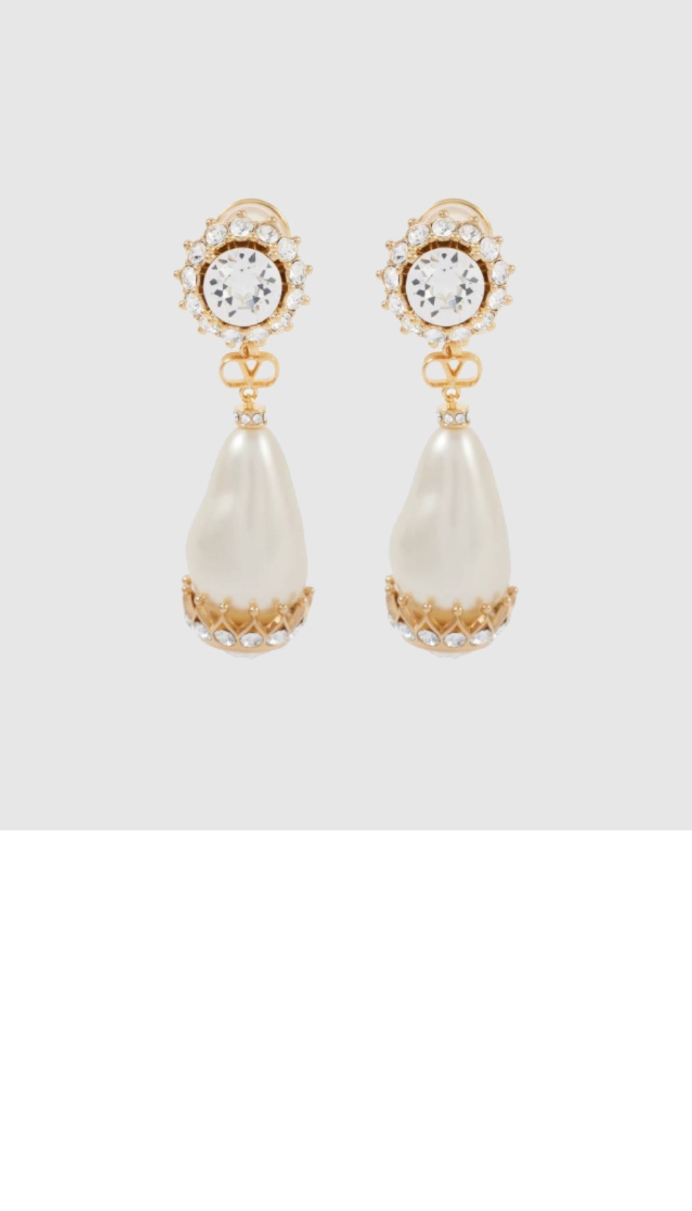 크리스털 이어링 > 발렌티노