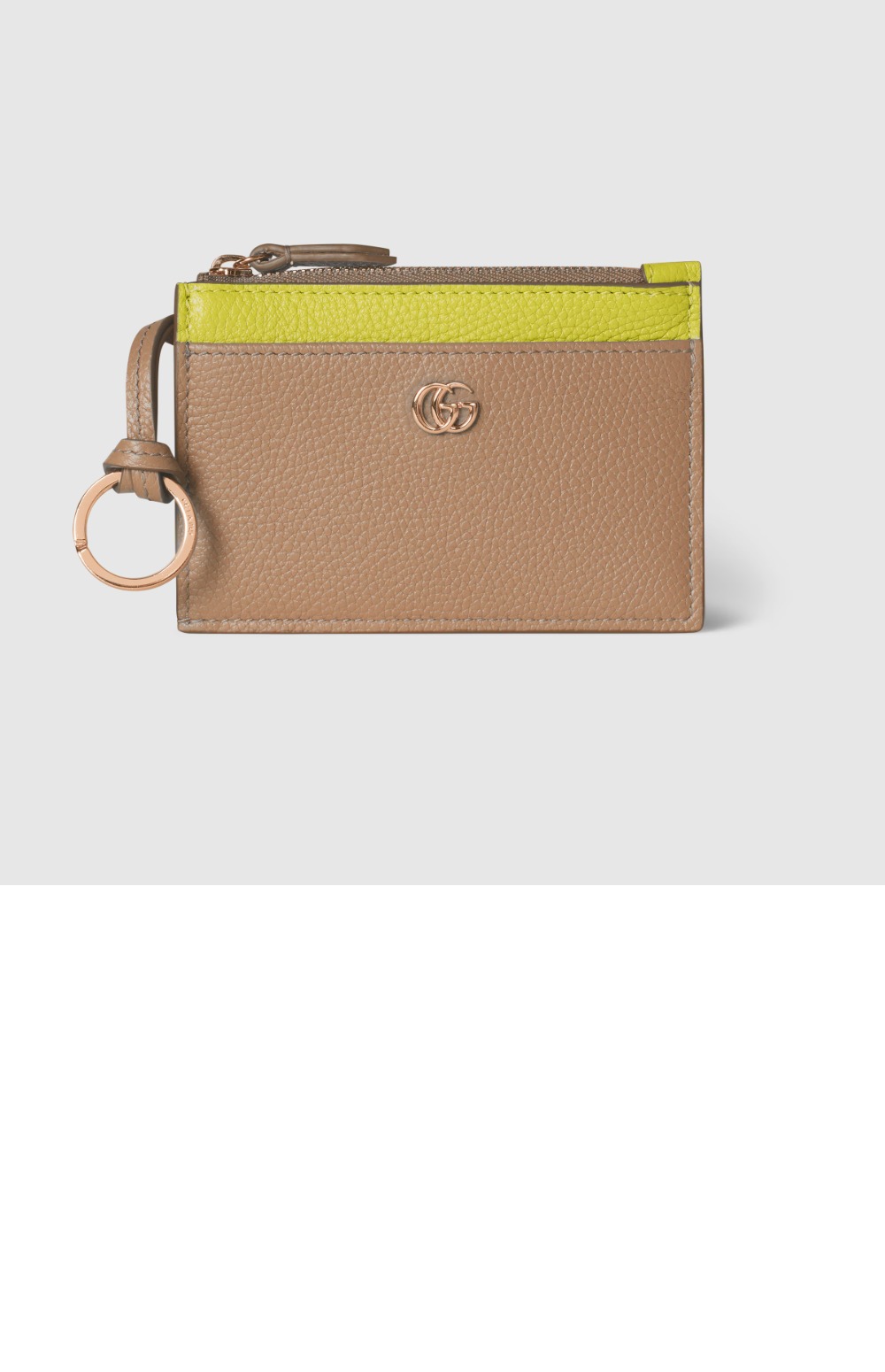 GG 마몽 지퍼 카드 지갑 837966 > GG Marmont - GG 마몽