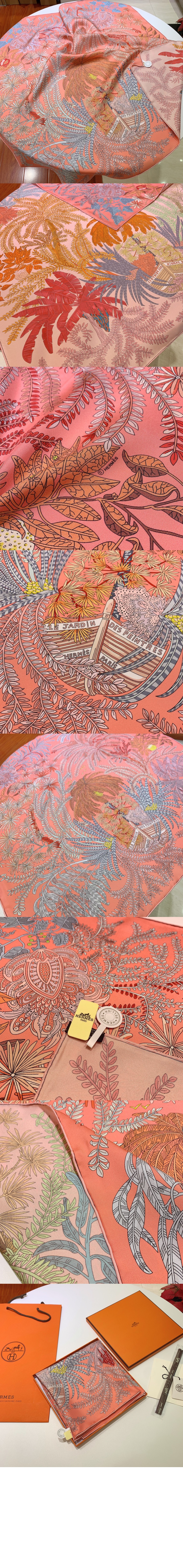 Le Jardin des Peintres 더블 페이스 스카프 90 > 에르메스