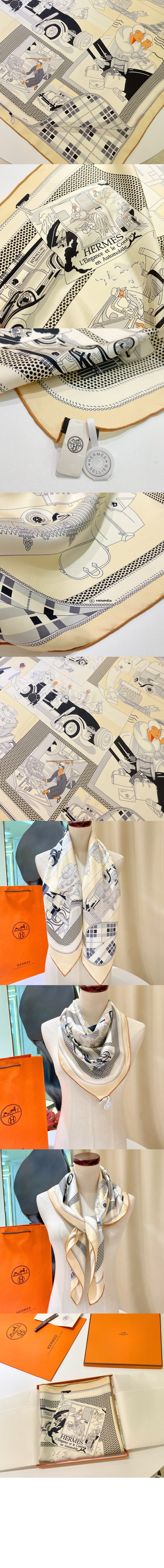 Confort en Automobile 스카프 90 > 에르메스