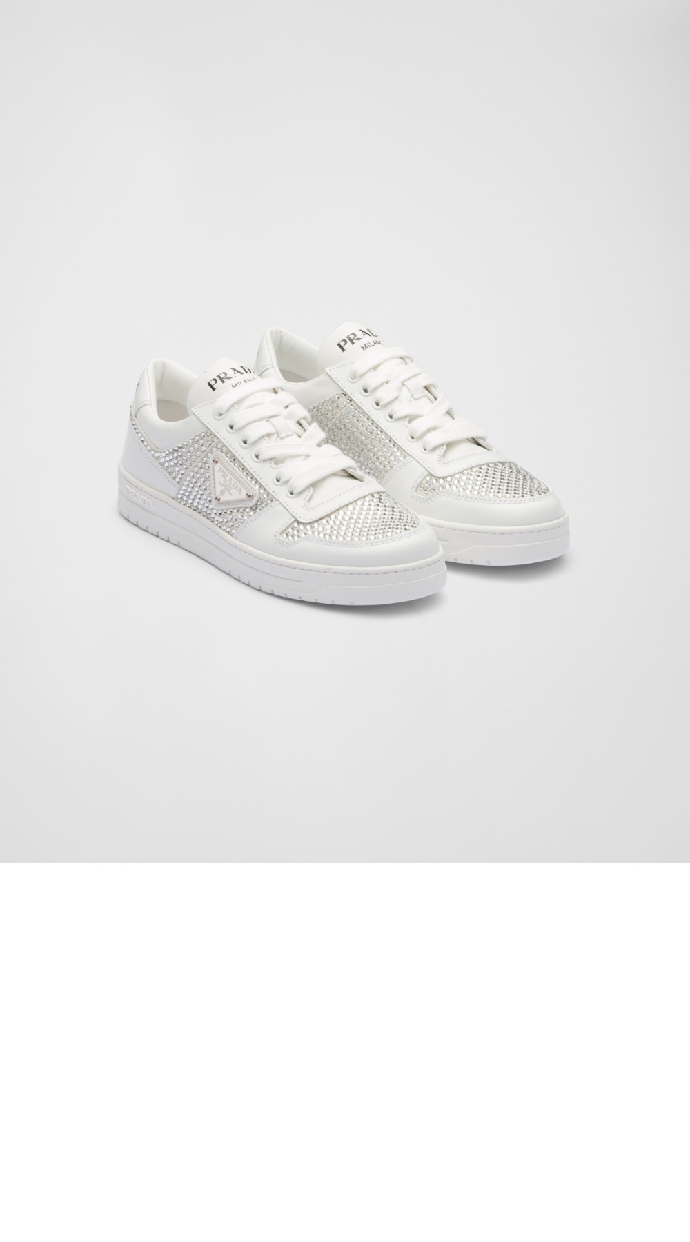 크리스털 장식이 있는 가죽 스니커즈 1E348N > Etc - 기타제품