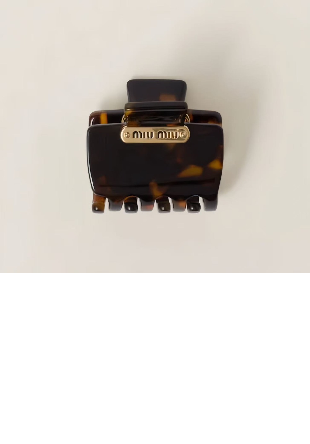 로고 장식 스몰 클로 클립 5IF148 > 미우미우