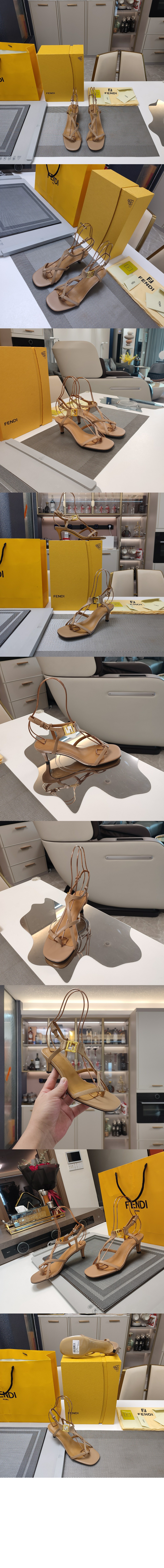 가죽 미디엄 힐 샌들 8X8537 > Etc - 기타제품