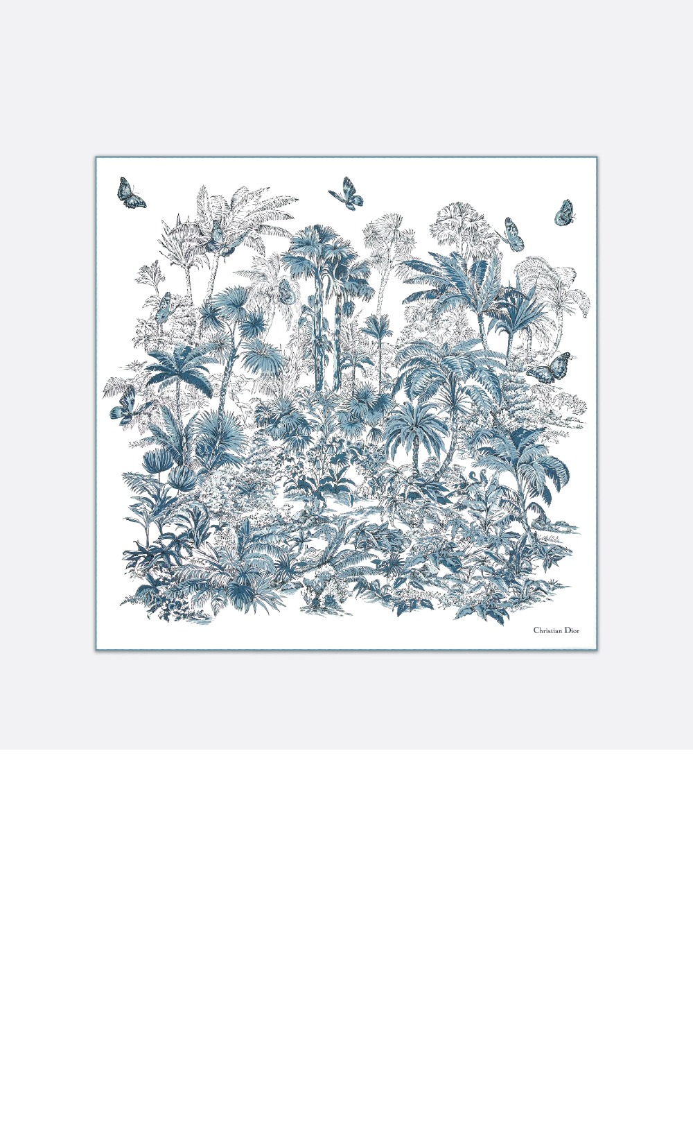 Dioriviera Toile de Jouy Palms 90 스퀘어 스카프 54JOP > 디올