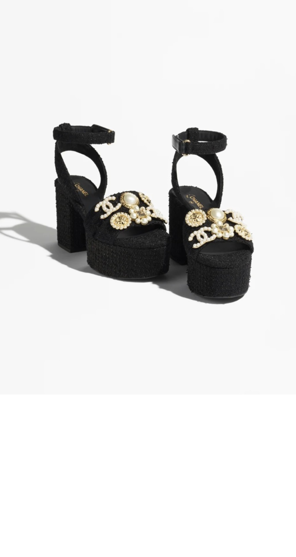 트위드 샌들 G46423 > Slingback - 슬링