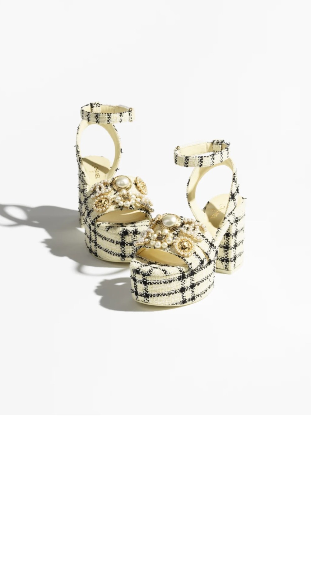 트위드 샌들 G46423 > Slingback - 슬링