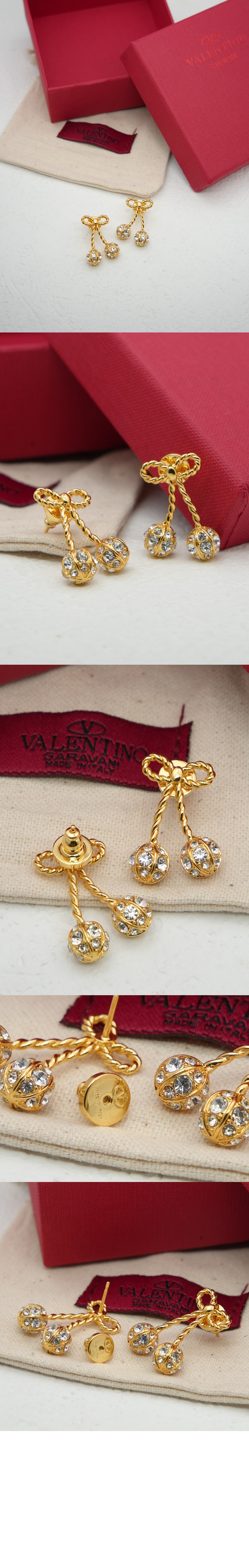 크리스털 이어링 > 발렌티노