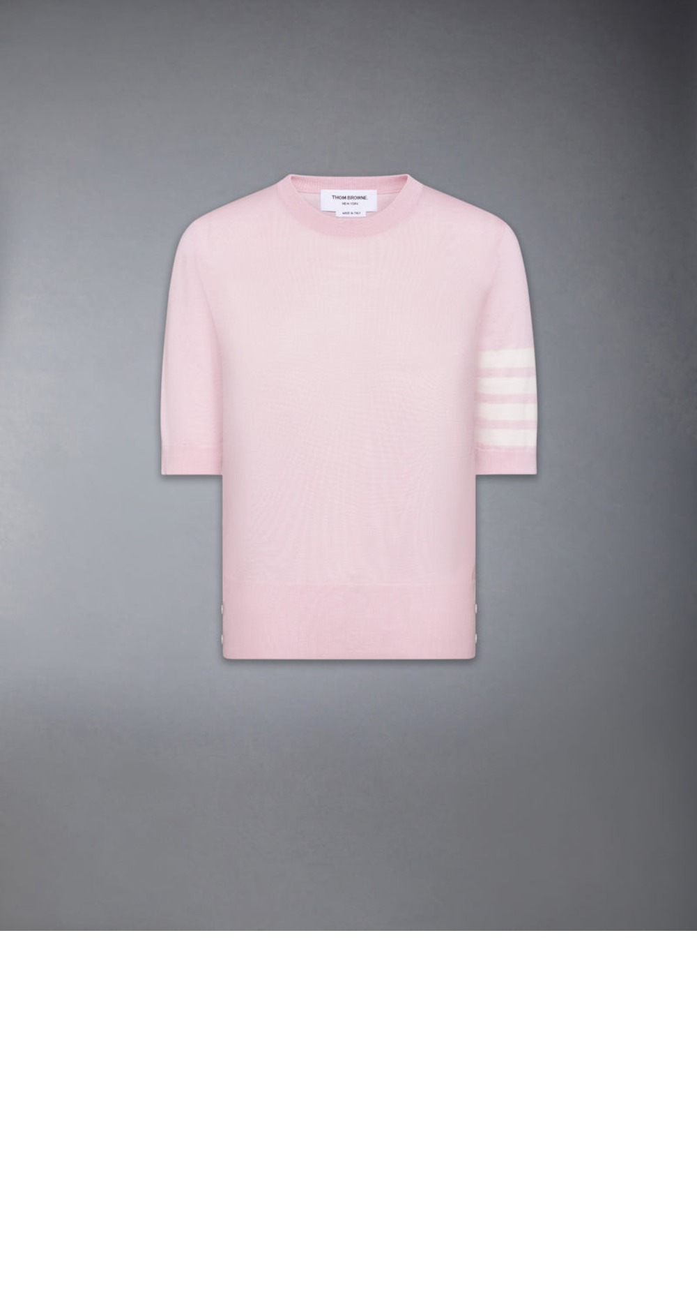 파인 메리노 울 4-바 티 > 톰브라운