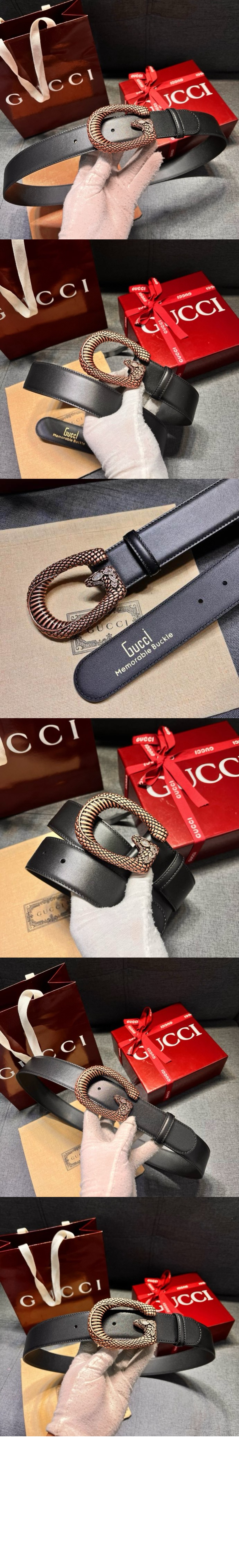 G 영사 버클 벨트 710095 > 구찌