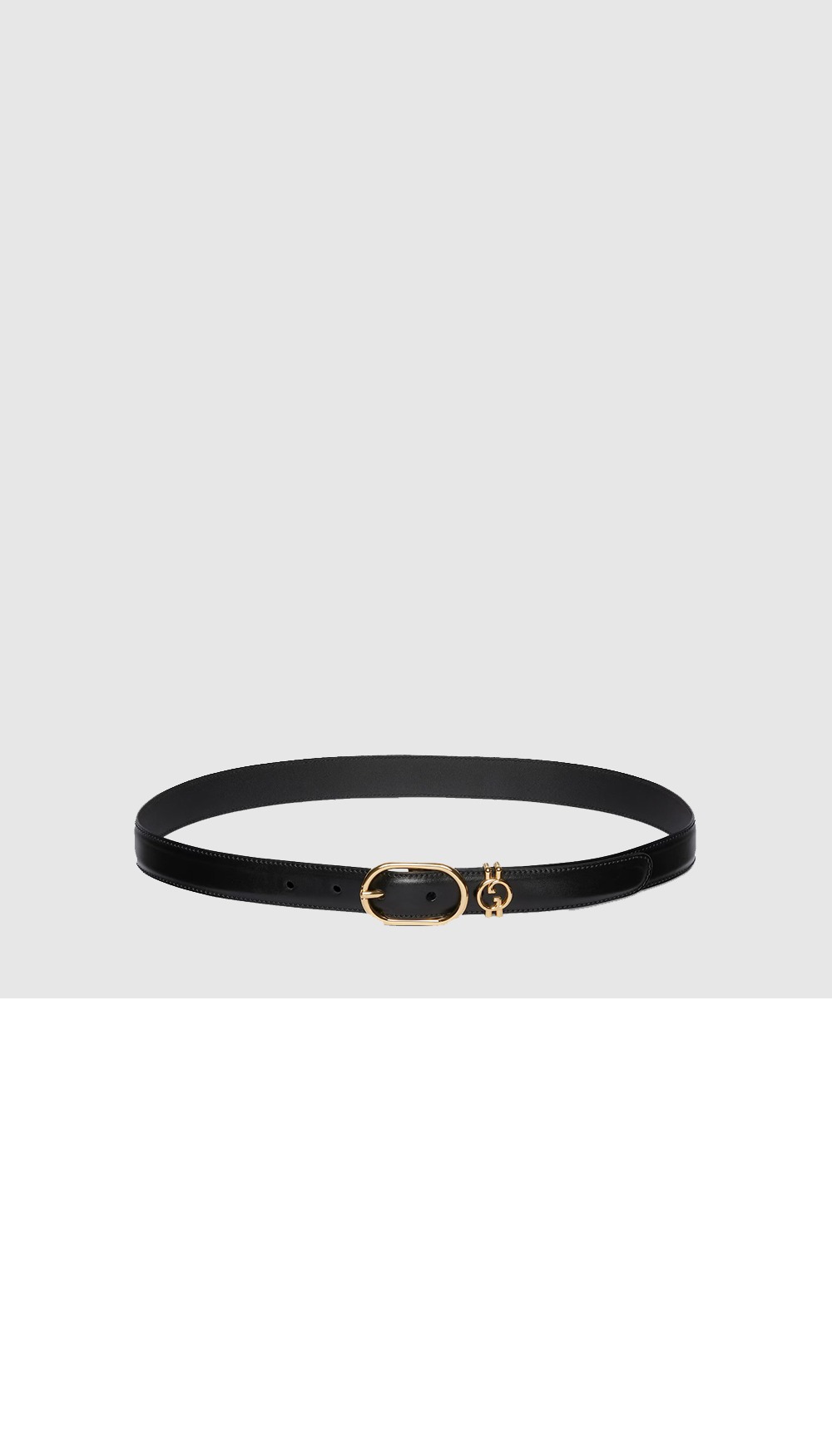 라운드 인터로킹 G 버클 벨트 760164 > 구찌