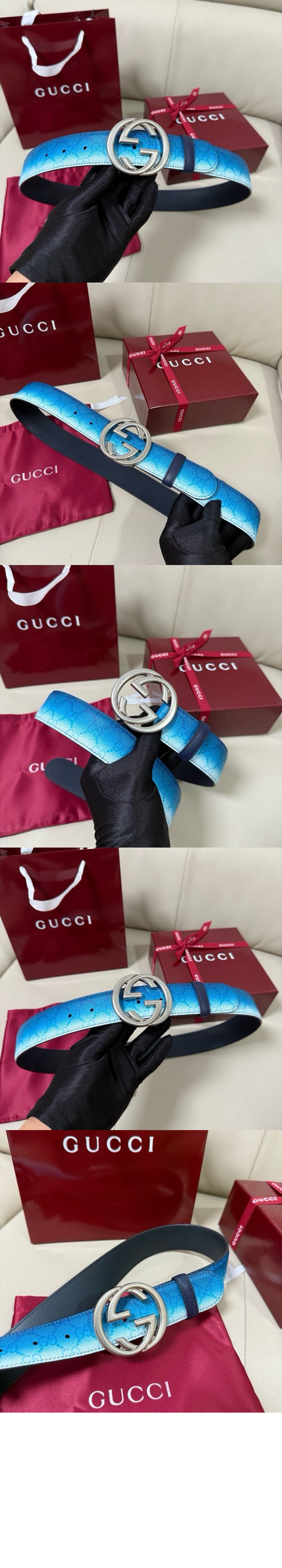 크로마 더블 G 벨트 774153 > 구찌