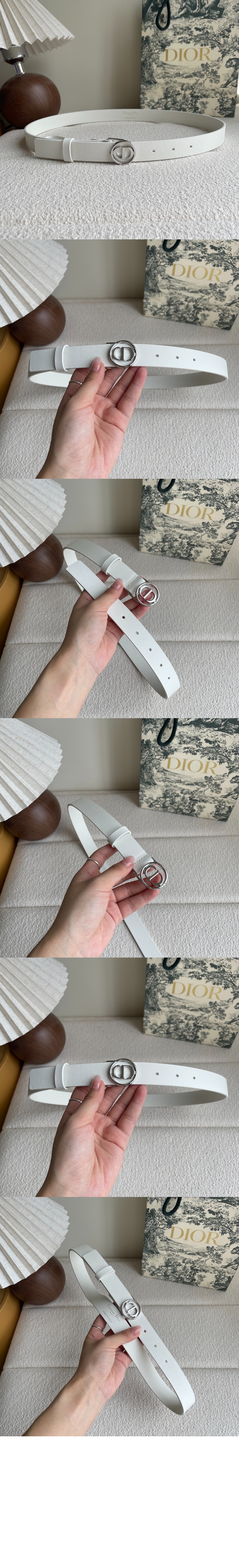 30 Montaigne Circled 벨트 B0314 > 디올