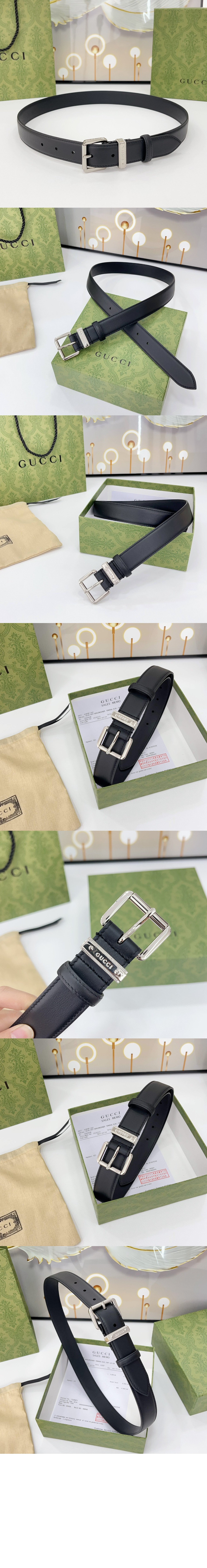 GG 엠블렘 벨트 822150 > 구찌