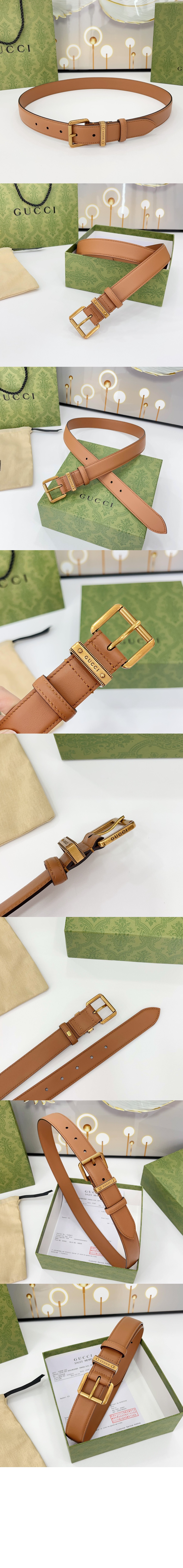 GG 엠블렘 벨트 822150 > 구찌