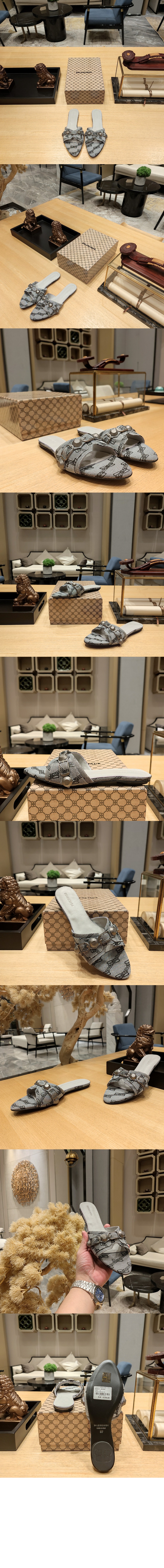 카골 로고패턴 자카드 샌들 브라운 707368 > Cagole - 카골