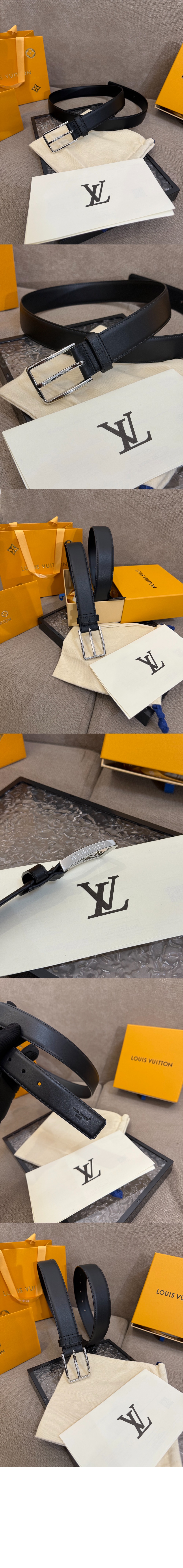 퐁 뇌프 슬림 30mm 벨트 M4176T > 루이비통