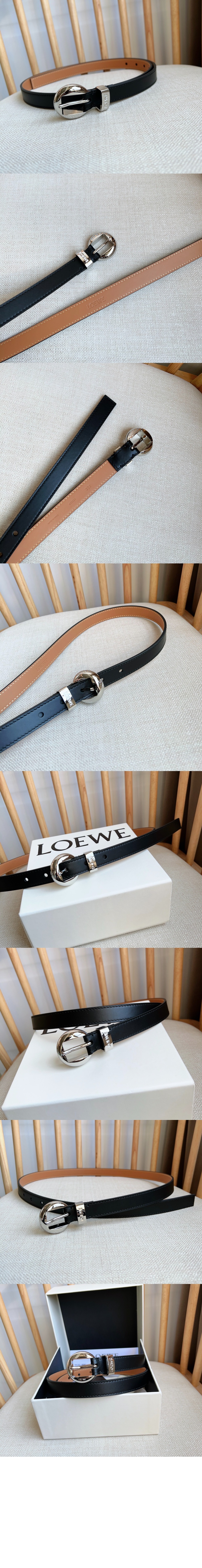 부드러운 송아지 가죽의 벨트 > 로에베