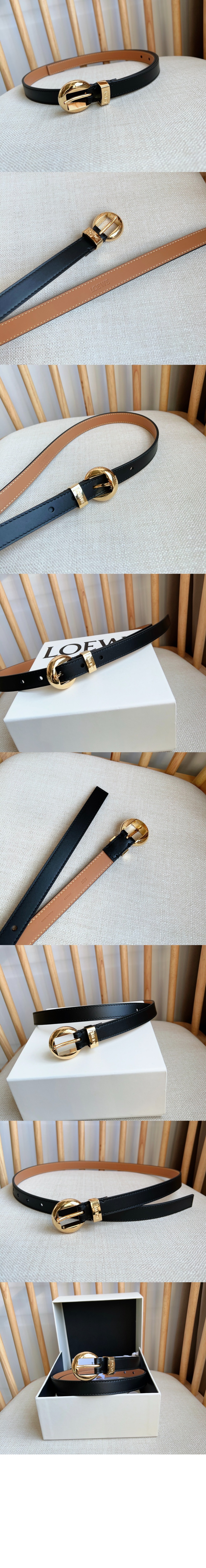 부드러운 송아지 가죽의 벨트 > 로에베