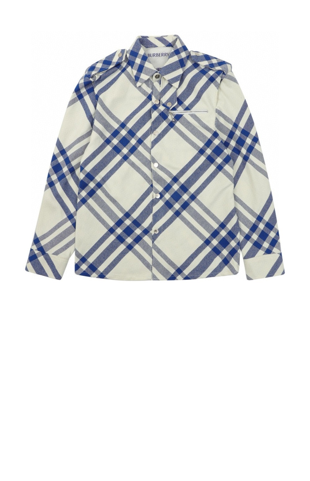 대각선 스트라이프 지퍼 포켓 셔츠 > Etc - 기타제품