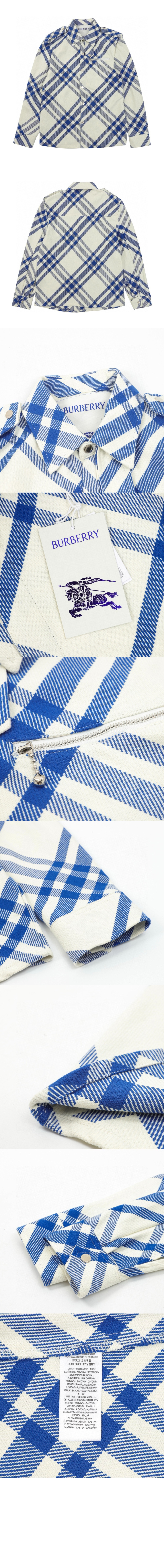 대각선 스트라이프 지퍼 포켓 셔츠 > Etc - 기타제품