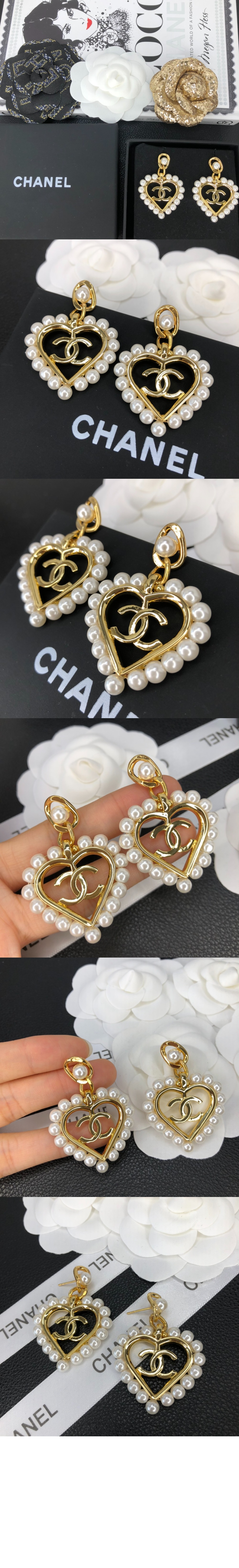 진주 펄 하트 CC 이어링 AB2597 > Etc - 기타제품